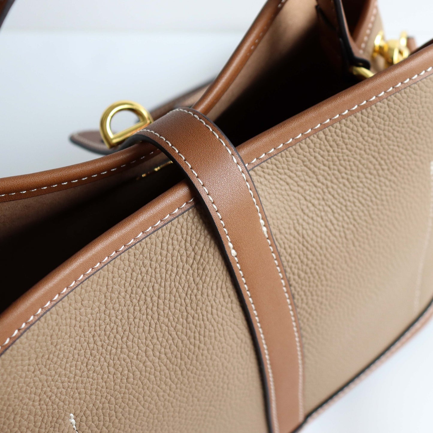 Genuine Leather Bucket Bag