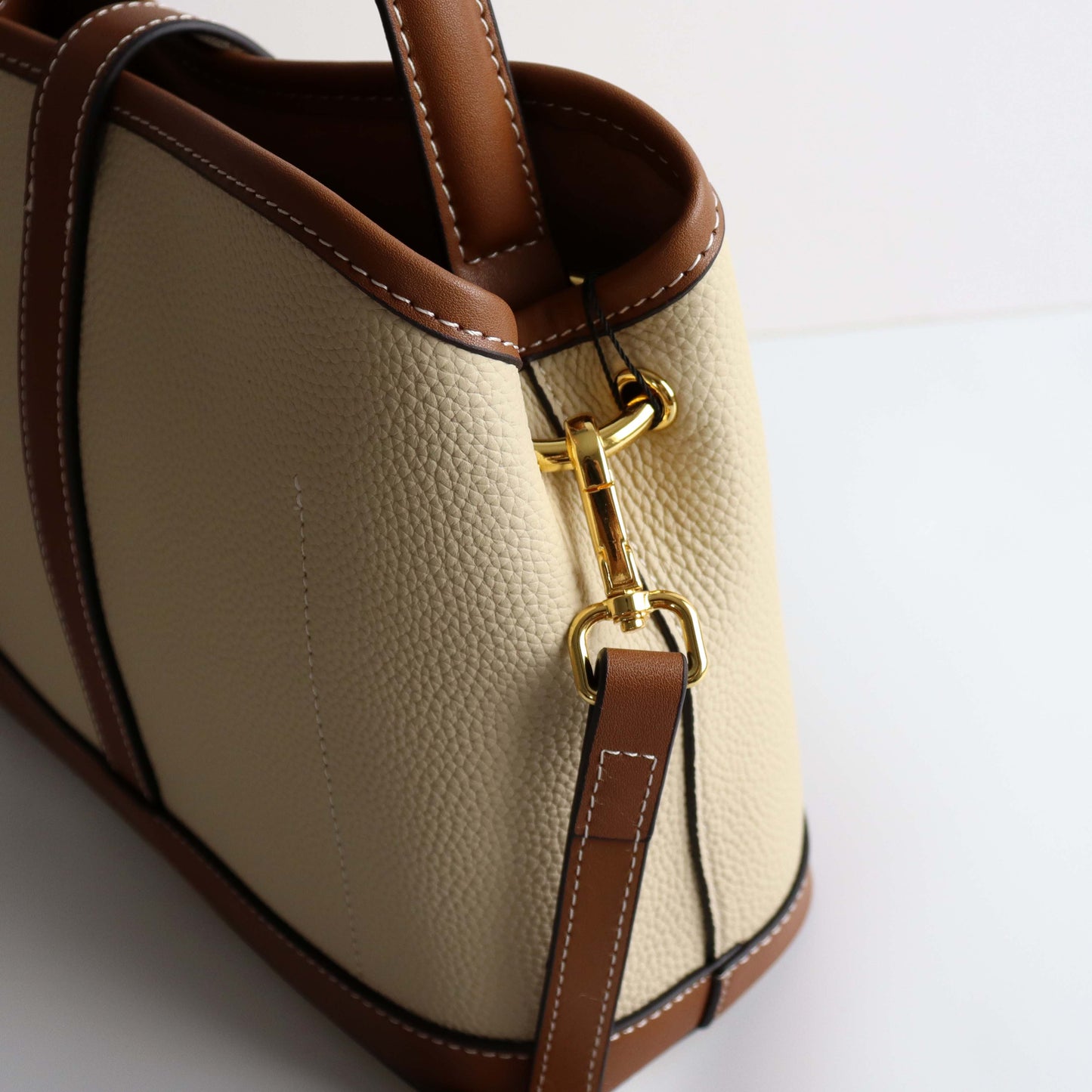 Genuine Leather Bucket Bag
