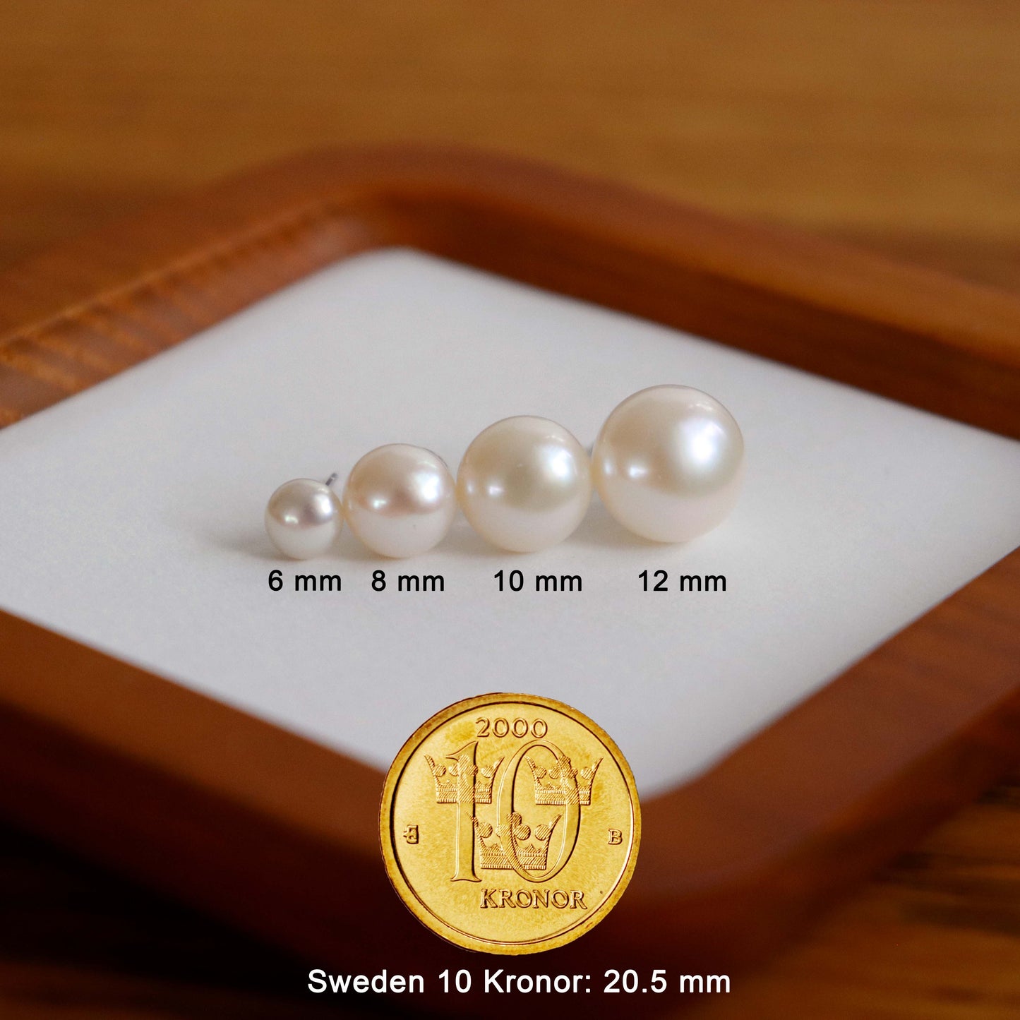 12 mm pärlorhängen