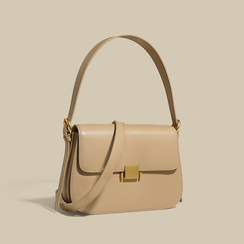 Genuine Leather Tofu Bag