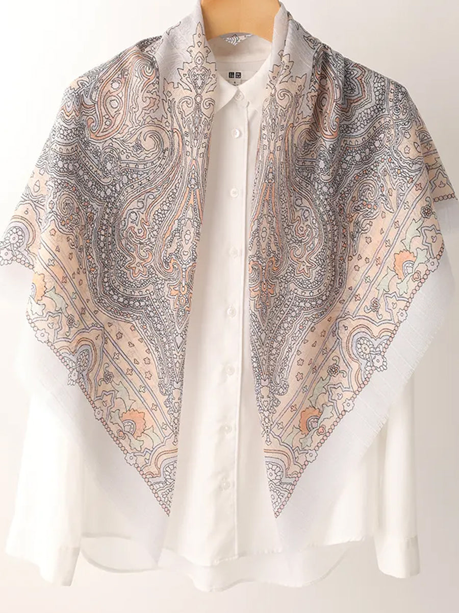 Wool Square Scarf