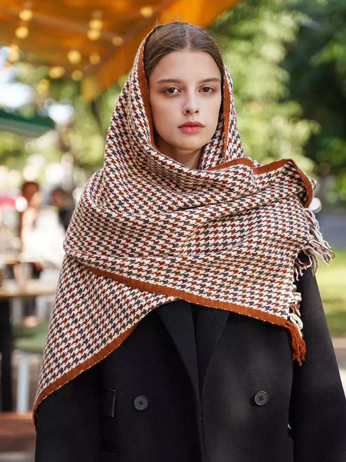 Hundtand Kashmir Halsduk/Sjal