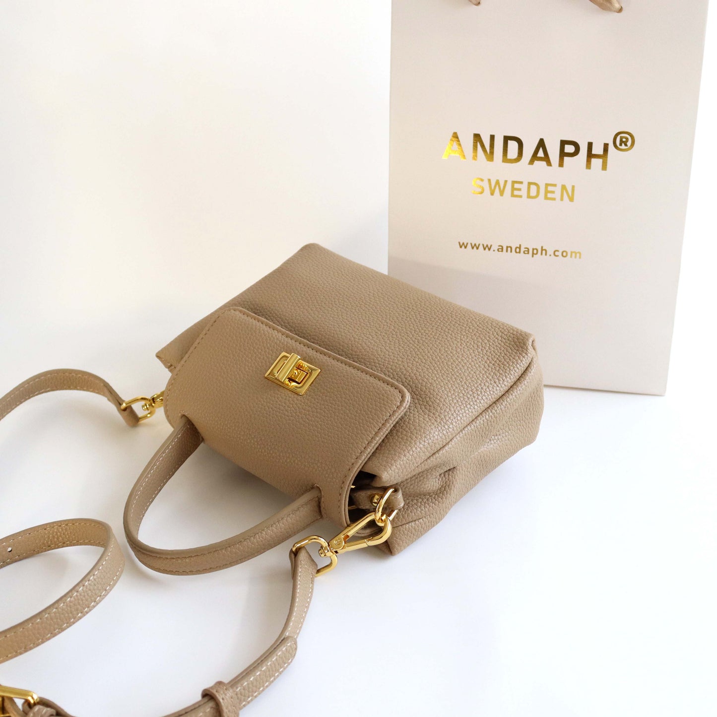 Genuine Leather Mini Handbag