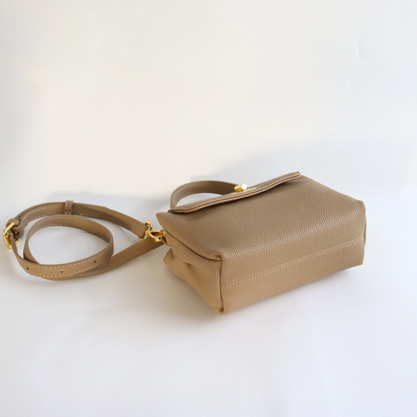 Genuine Leather Mini Handbag