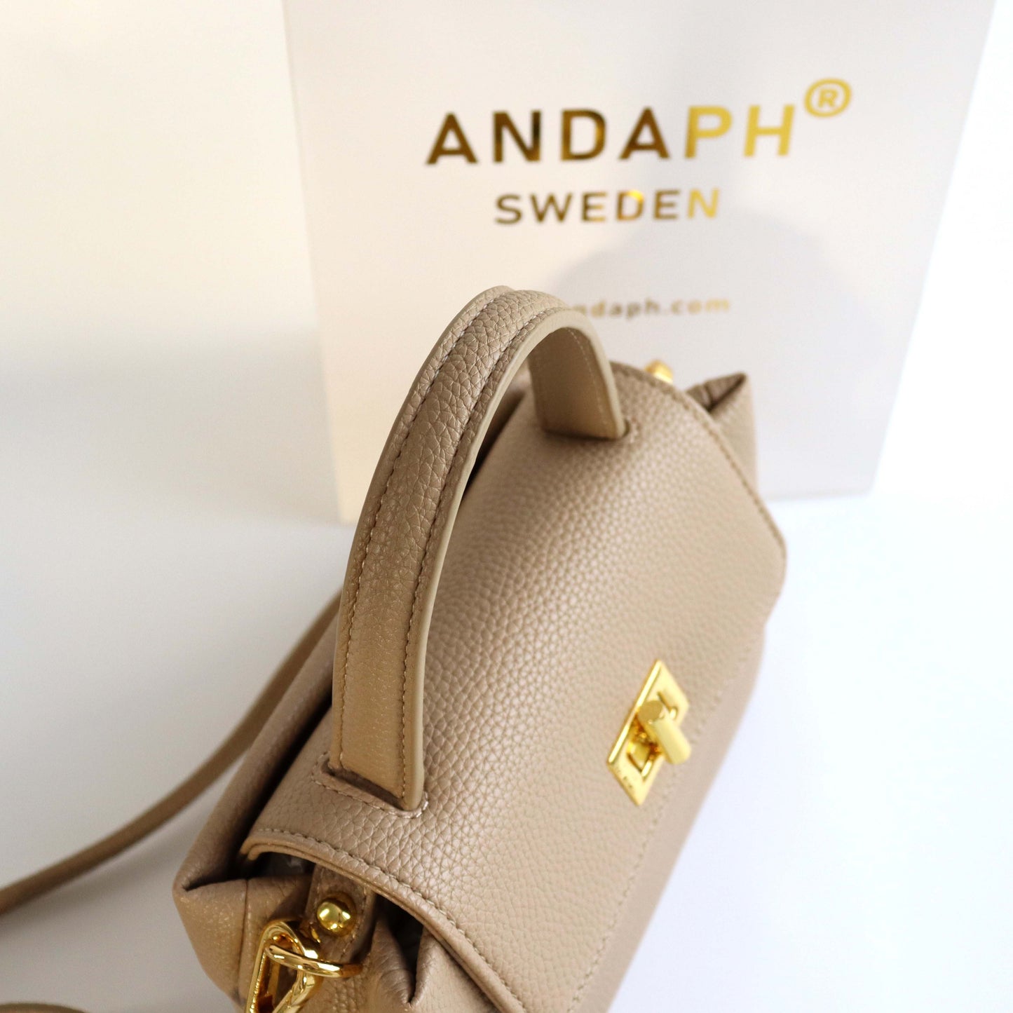 Genuine Leather Mini Handbag
