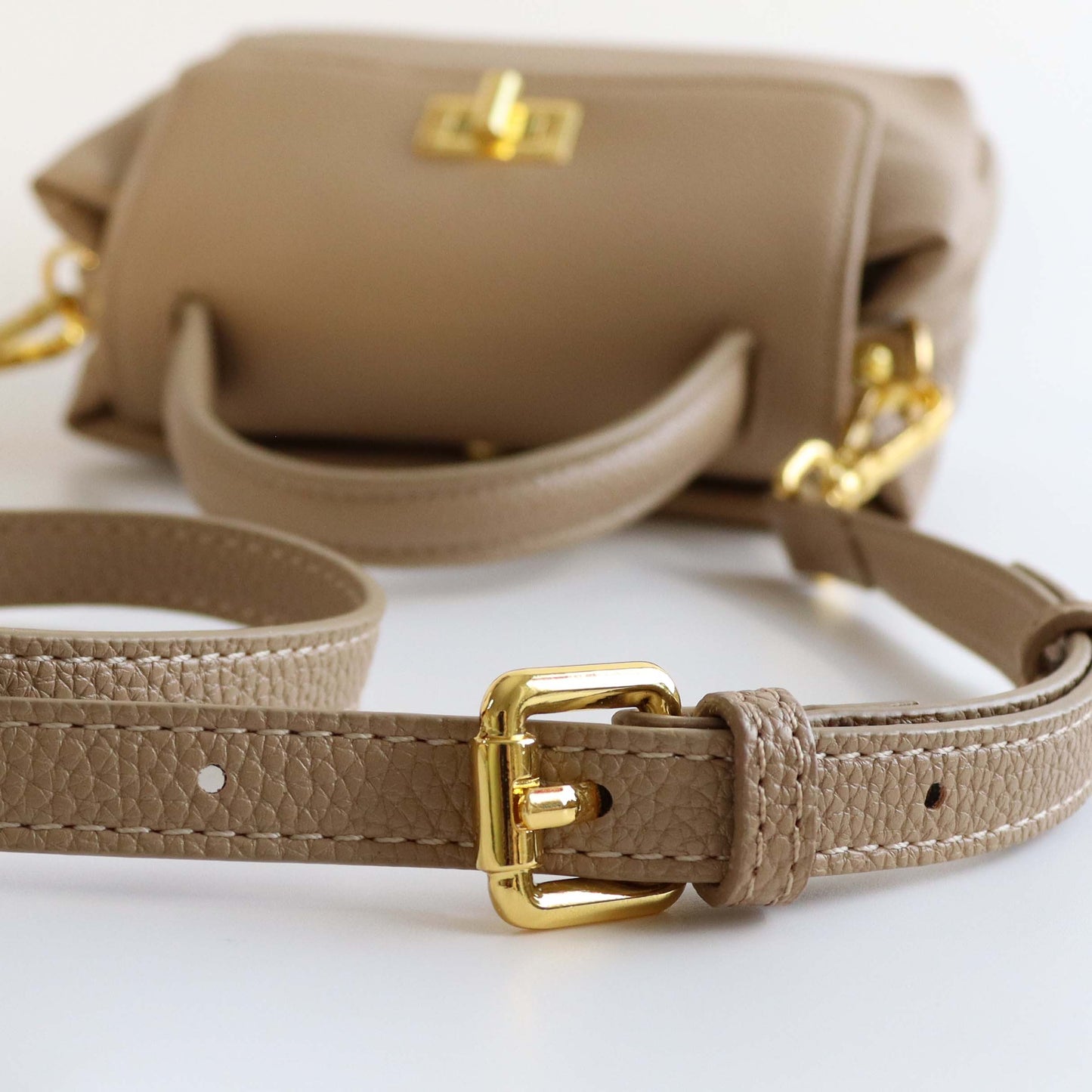 Genuine Leather Mini Handbag