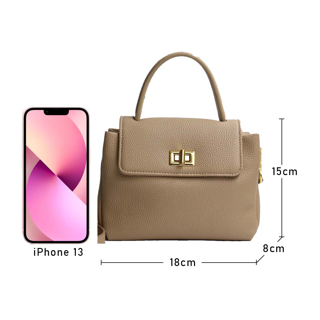 Genuine Leather Mini Handbag