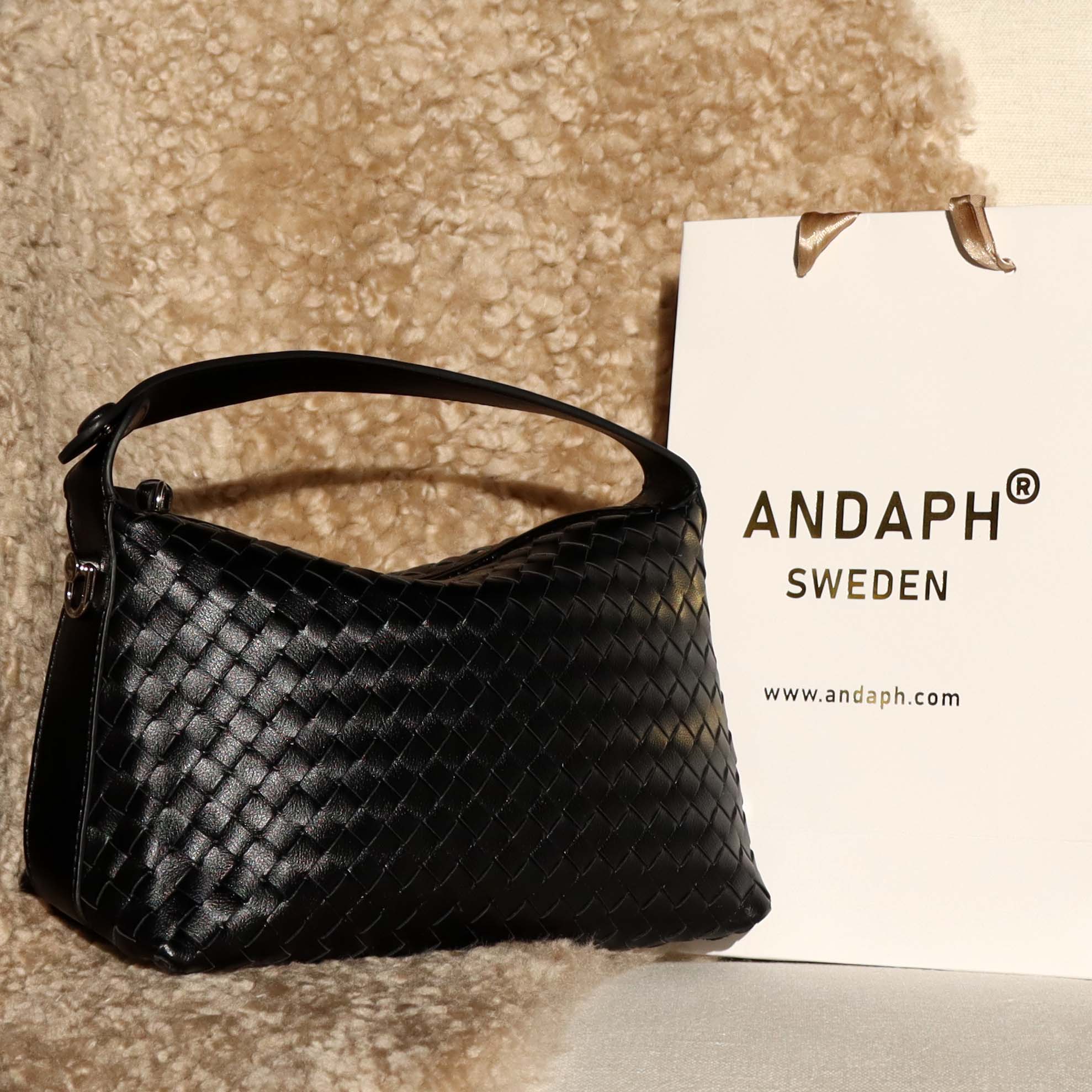 Genuine Leather Basket Bag Andaph Fashion Sweden