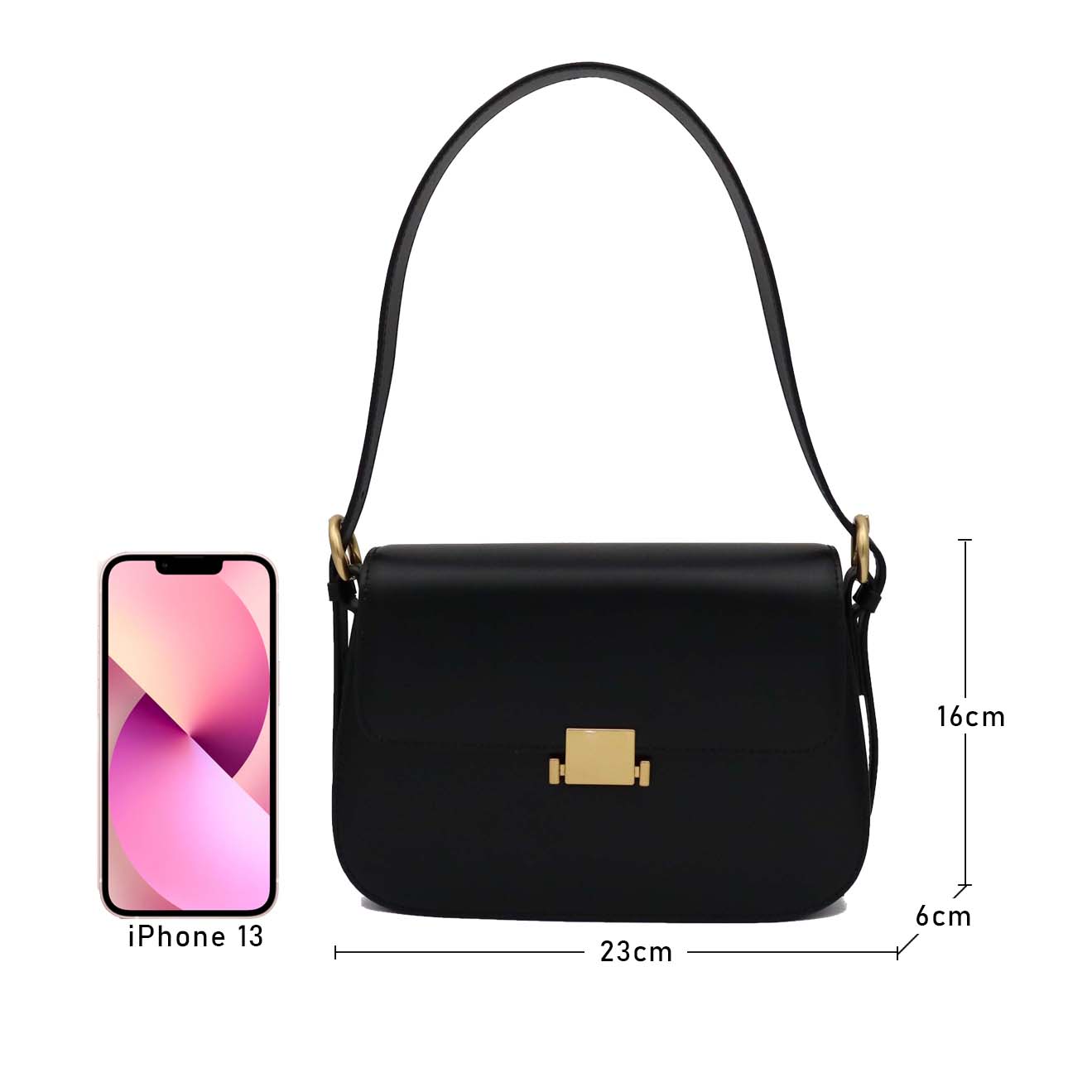 Genuine Leather Tofu Bag