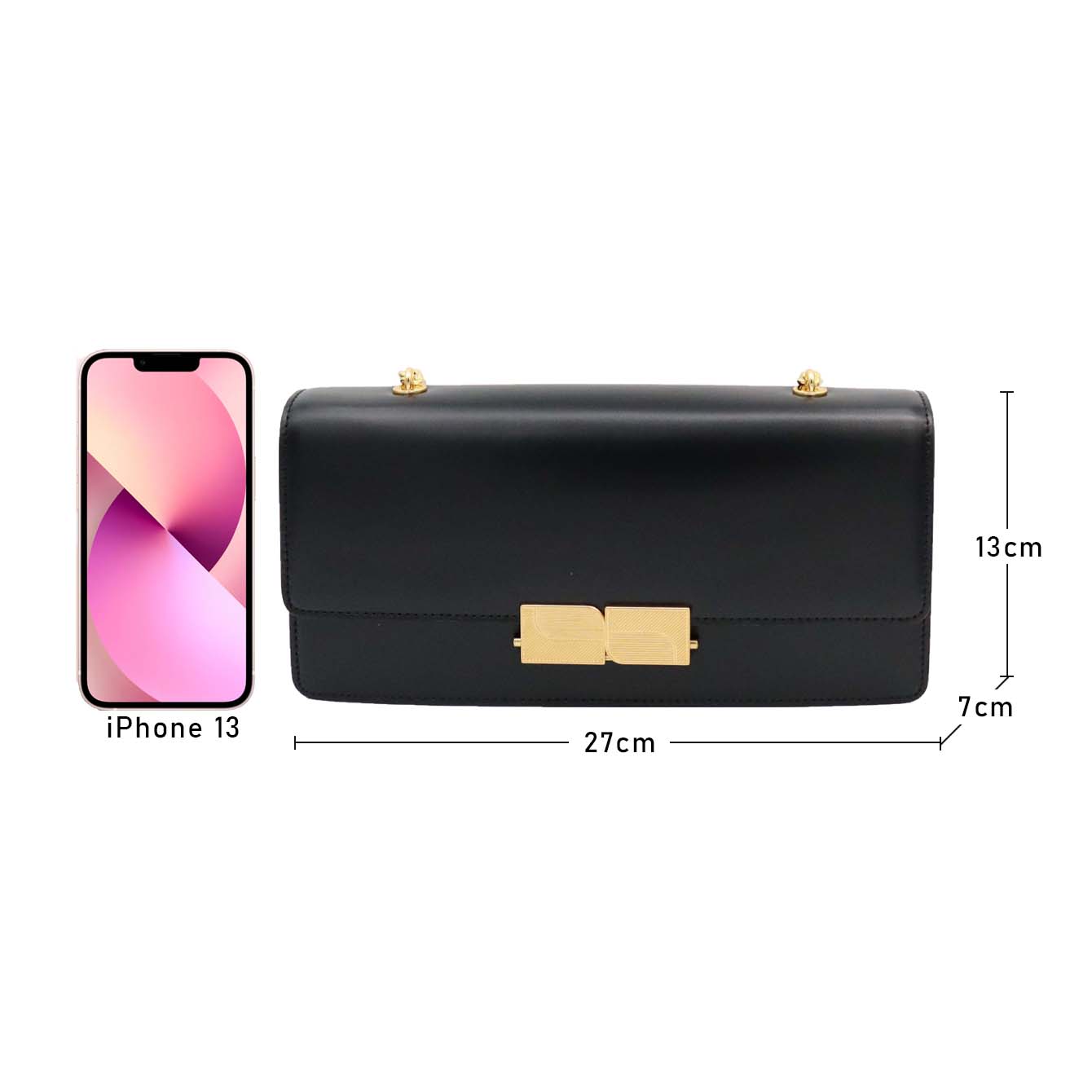 Genuine Leather Underarm Bag