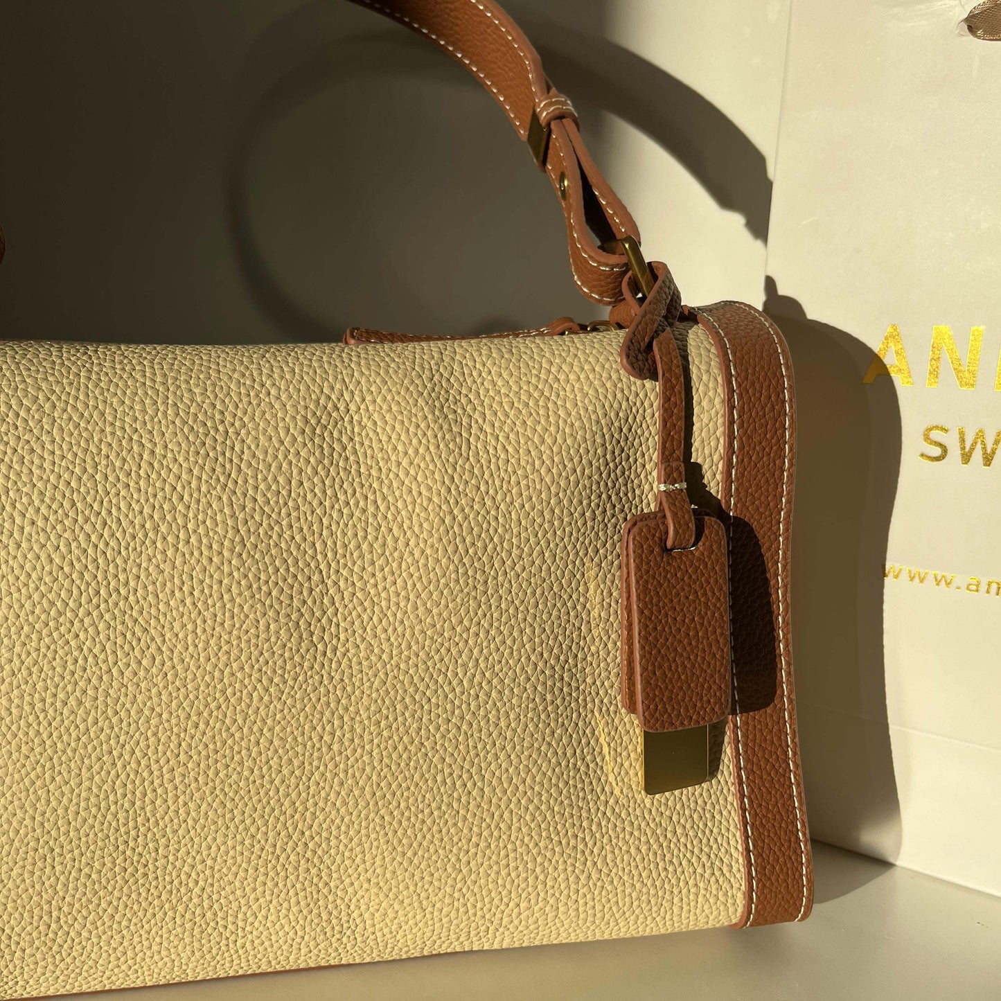 Genuine Leather Pillow Bag