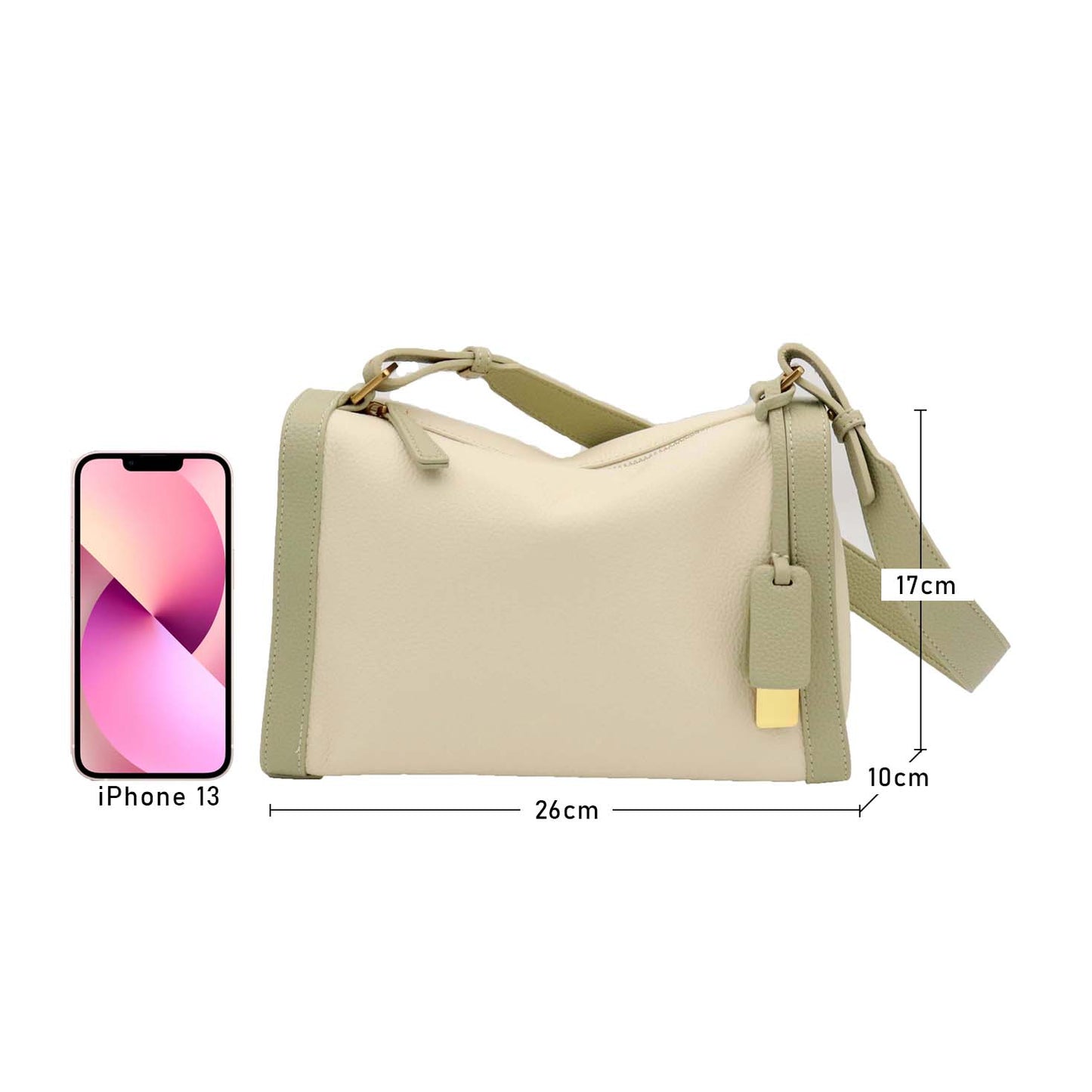 Genuine Leather Pillow Bag