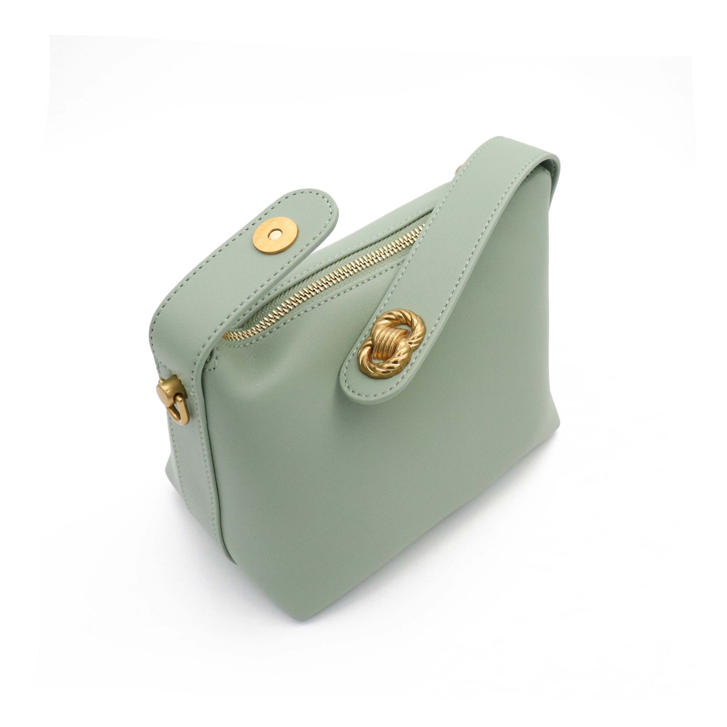 Genuine Leather Mini Handbag