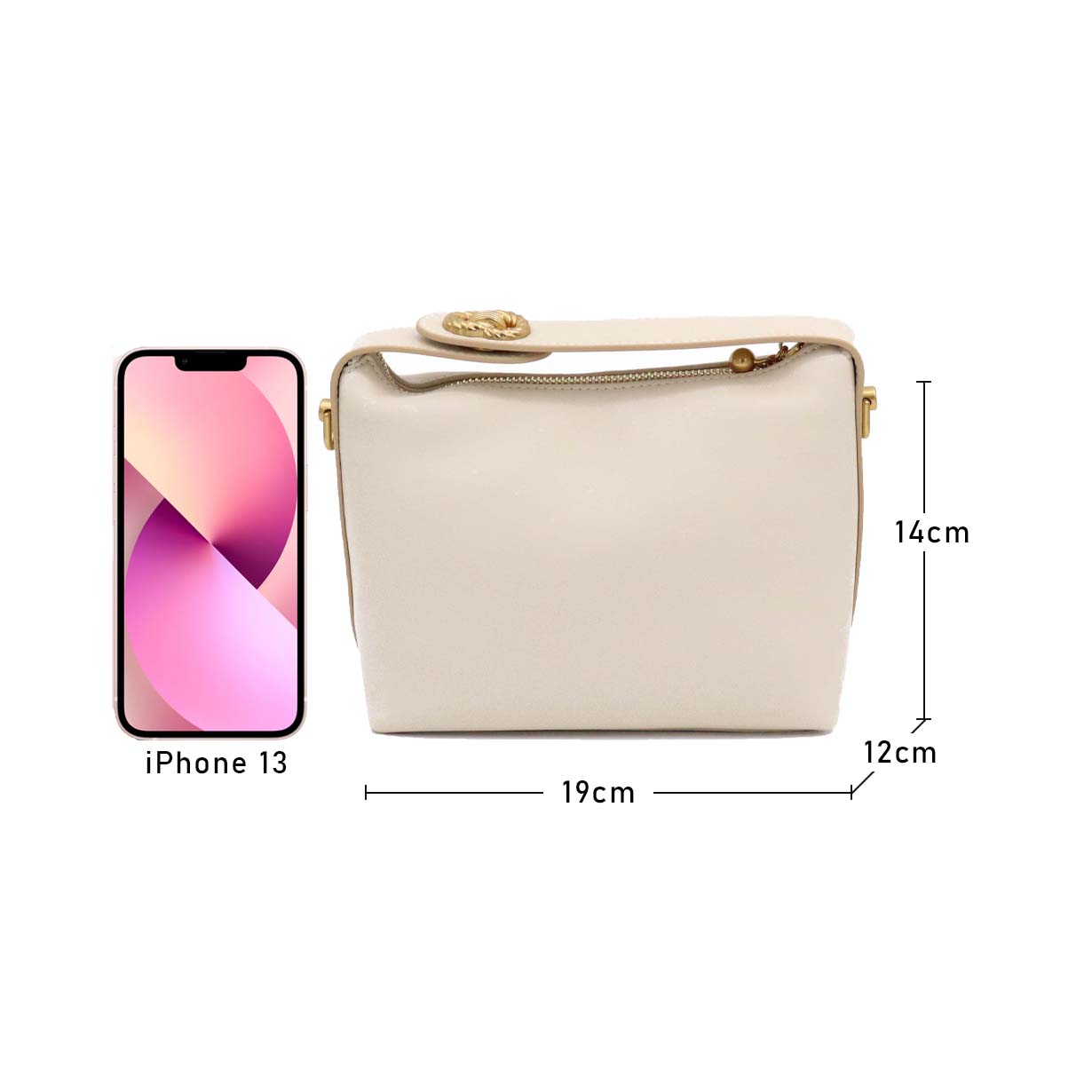 Genuine Leather Mini Handbag