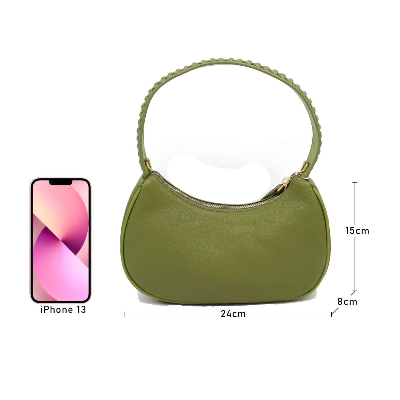 Goat Skin Underarm Bag