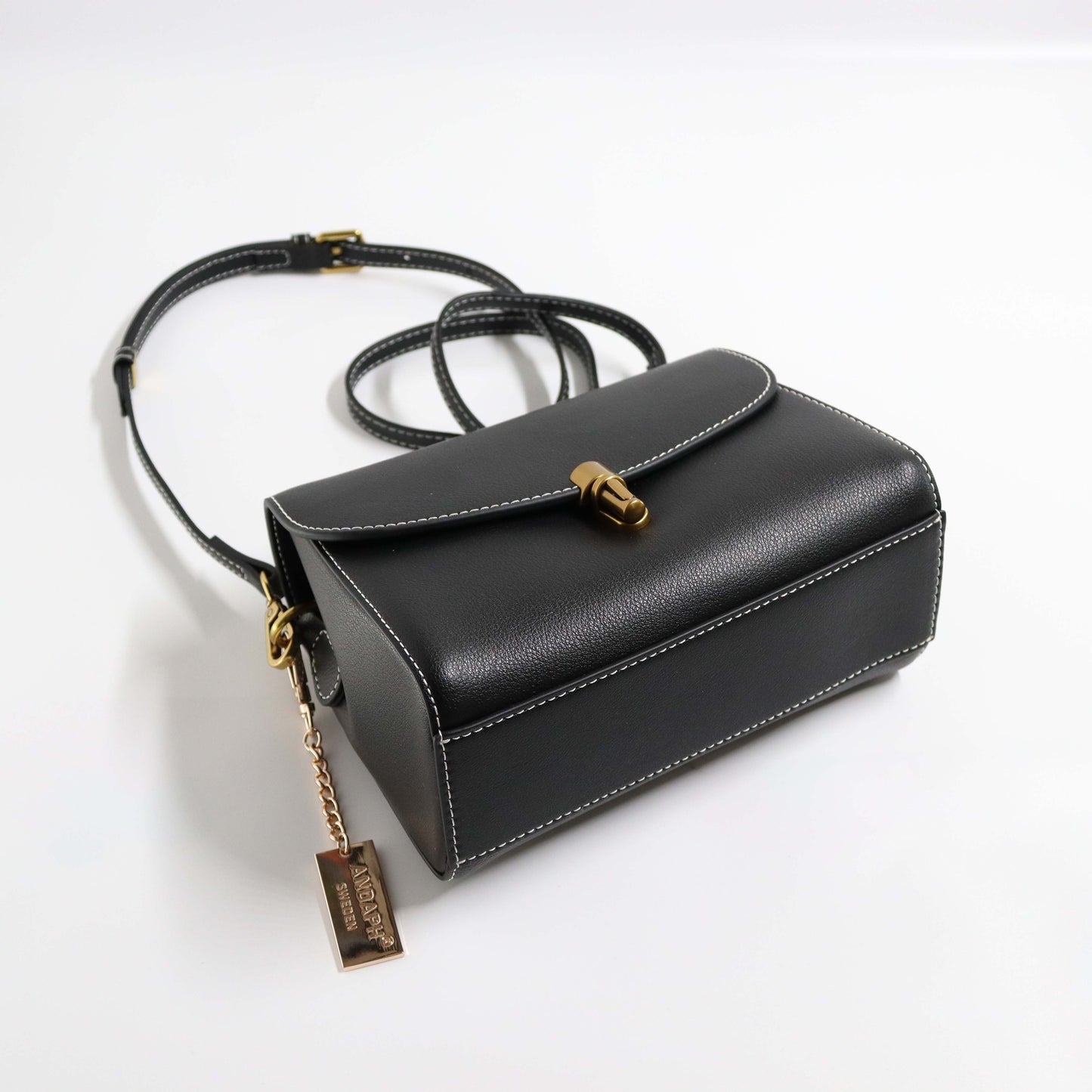 Genuine Leather Mini Handbag