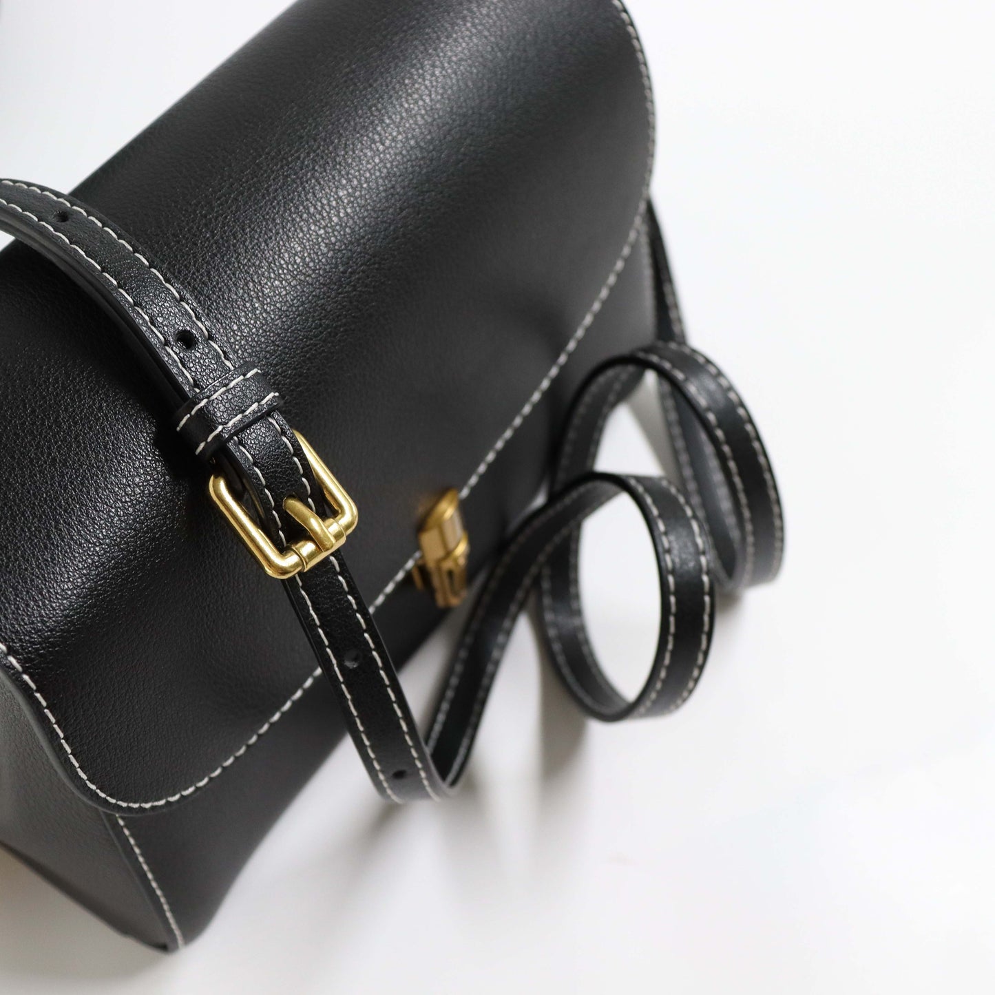 Genuine Leather Mini Handbag