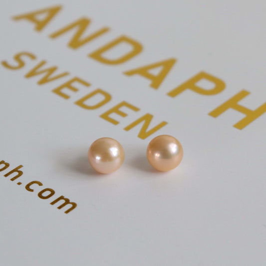 10 mm pearl stud earrings