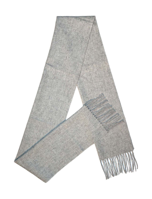 Grey Cashmere Scarf for women and men-A shape