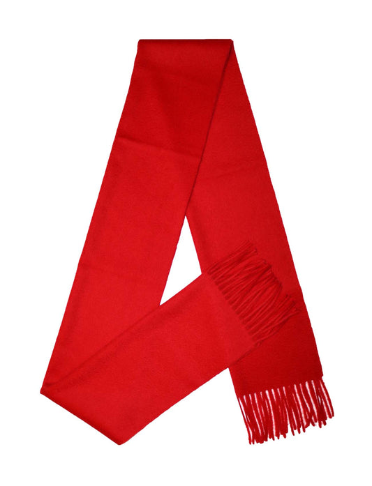 Red cashmere scarf for women and men A shape