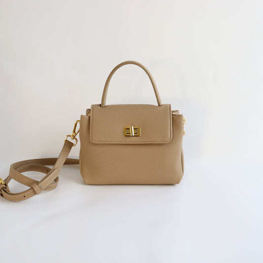 Genuine Leather Mini Handbag